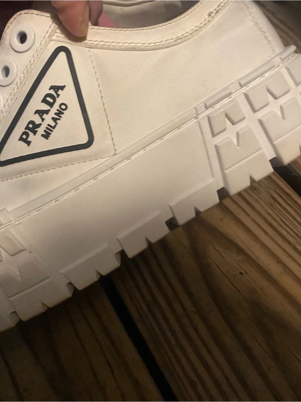 👟DOUBLE WHEEL RE-NYLON GABARDINE Inspired Platform Sneakers!! 🤩 high quality!!